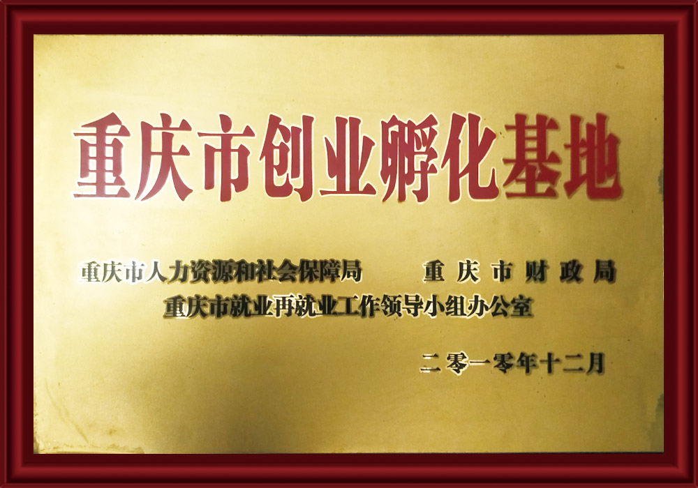 重庆市创业孵化基地